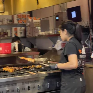 Fresh grilled kabobs