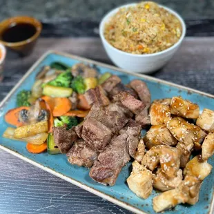 Combination of 2 "Steak and Chicken"