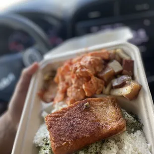 Salmon Belly with Double Poke Plate