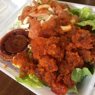 Ahi & Salmon Sashimi Salad