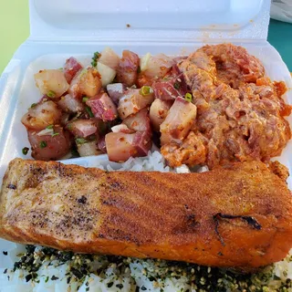 Salmon Belly with Double Poke Plate