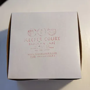 The box with branding