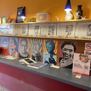 Art &amp; deco in cafe