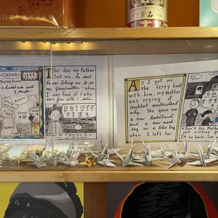 Snippet from the art on the wall