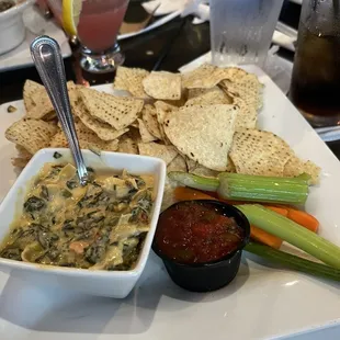 Spinach artichoke dip. Terrible!