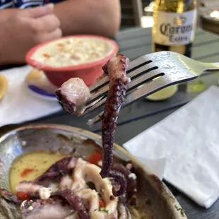 Baked Octopus &amp; Feta Cheese