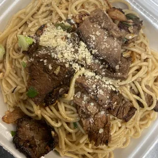 Brisket Garlic Noodles