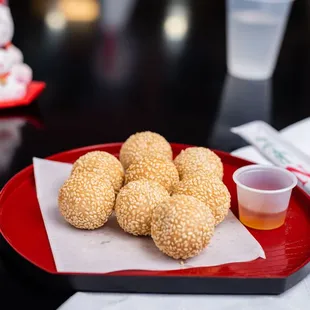 Red Bean sesame balls