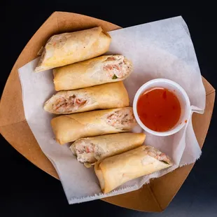 Creamy crab eggrolls