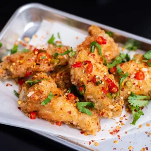 Viet Spice Wings. Modify from no spice to extra spicy
