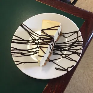 The cheese cake is great too. It's not on the menu though.