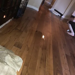 Toilet water from the upstairs unit flooded our apartment and the complex did nothing. Manager Jim was very rude about situation