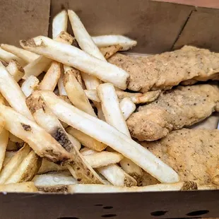 Chicken and fries, eh.