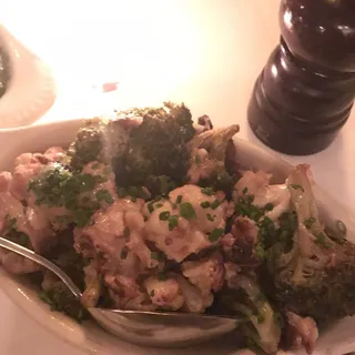 Pan-Roasted Broccoli and Cauliflower