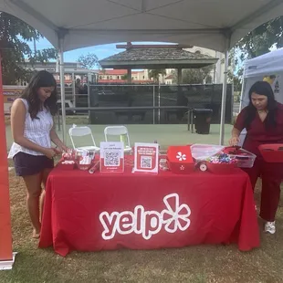 Setting up for the day!!!