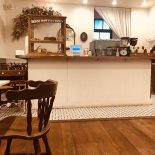 a man working in a coffee shop