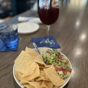 Ceviche and a little sangria