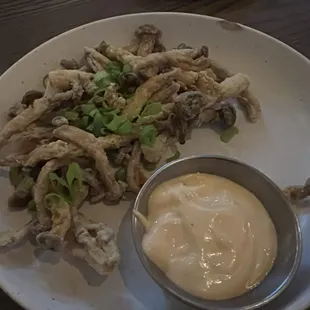 Crispy Wild Mushrooms