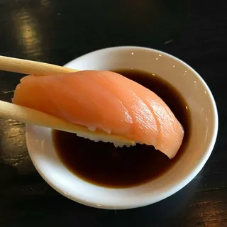 Smoked Salmon Sushi Nigiri Happy Hour