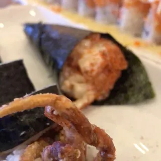 Chopped Scallop Hand Roll Happy Hour