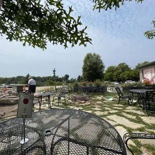 Outdoor sitting area
