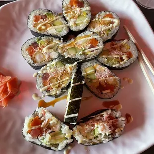 sashimi, sushi, sushi and sashimi, food