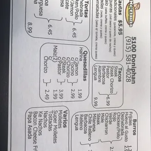 menu, sushi and sashimi