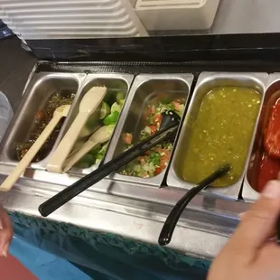 Salsa bar