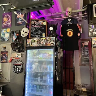 a man in a gas mask and a t - shirt