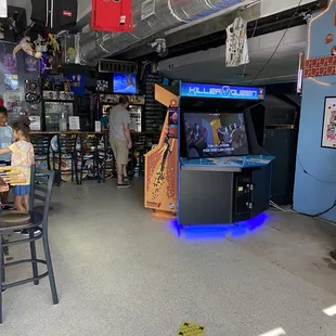 the inside of a store