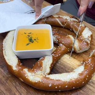 Giant pretzel