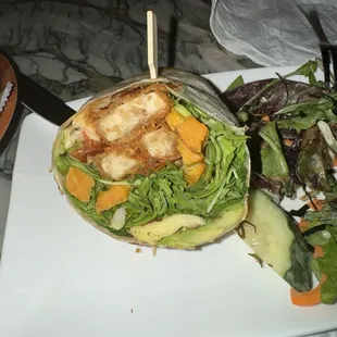 Vegan Chicken Wrap