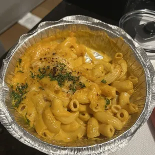 Mac &amp; Cheese Plate. Bitter, orange, and unsatisfactory.
