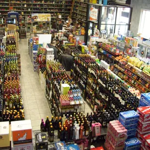 rows of bottles of wine