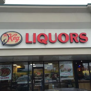 the front of the store