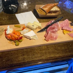 charcuterie board.  Excellent