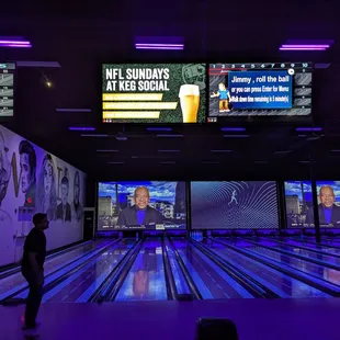 Bowling area