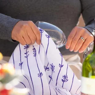 First and foremost, our towels really work as dish towels! They're super absorbent, don't leave lint on your glassware, and dry quickly!
