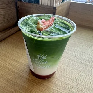 Strawberry Matcha Latte