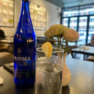 I always appreciate fresh flowers on a dining table