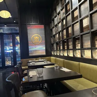 Inside the restaurant