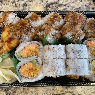 Shrimp Tempura and South Roll 2