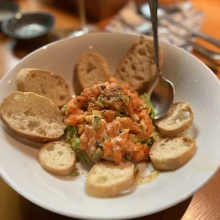 Spicy Salmon Tar Tar