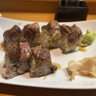 Beef and Jalapeño cream cheese sushi