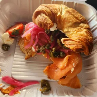 Smoked Salmon Croissant