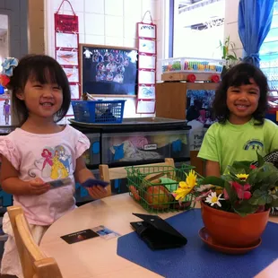 Various learning centers promoting learning through play