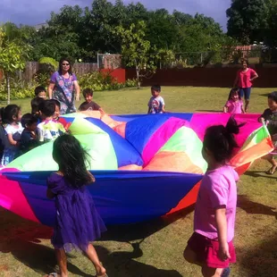 Large outdoor play areas
