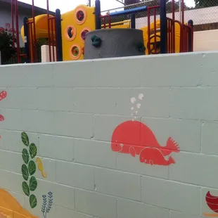 Beautiful new playground artwork