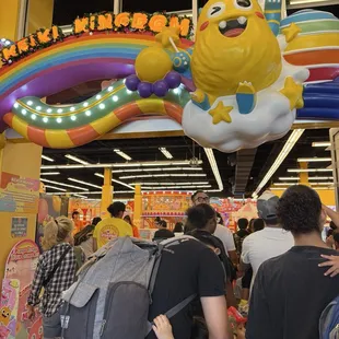 Queue goes out the door even before they open.