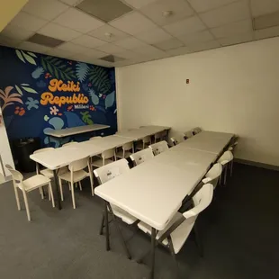 Area for birthday parties